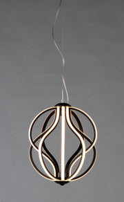 ET2 E21172-BK Aura 12" LED Pendant | Black