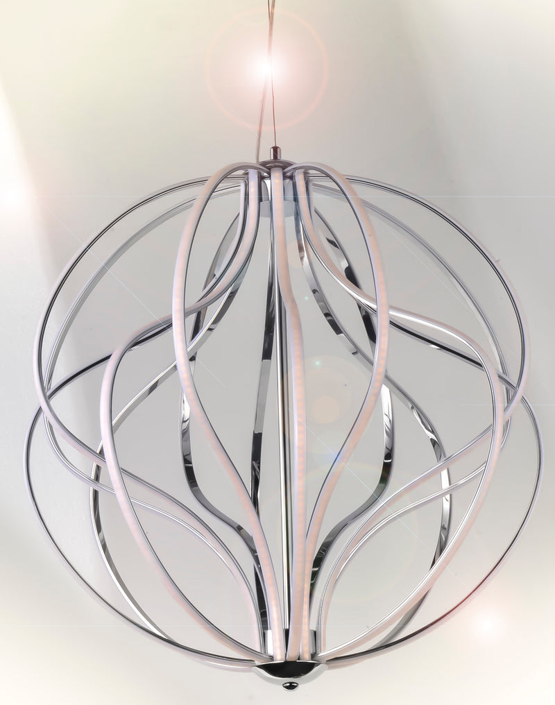 ET2 E21172-PC Aura 12" LED Pendant | Polished Chrome