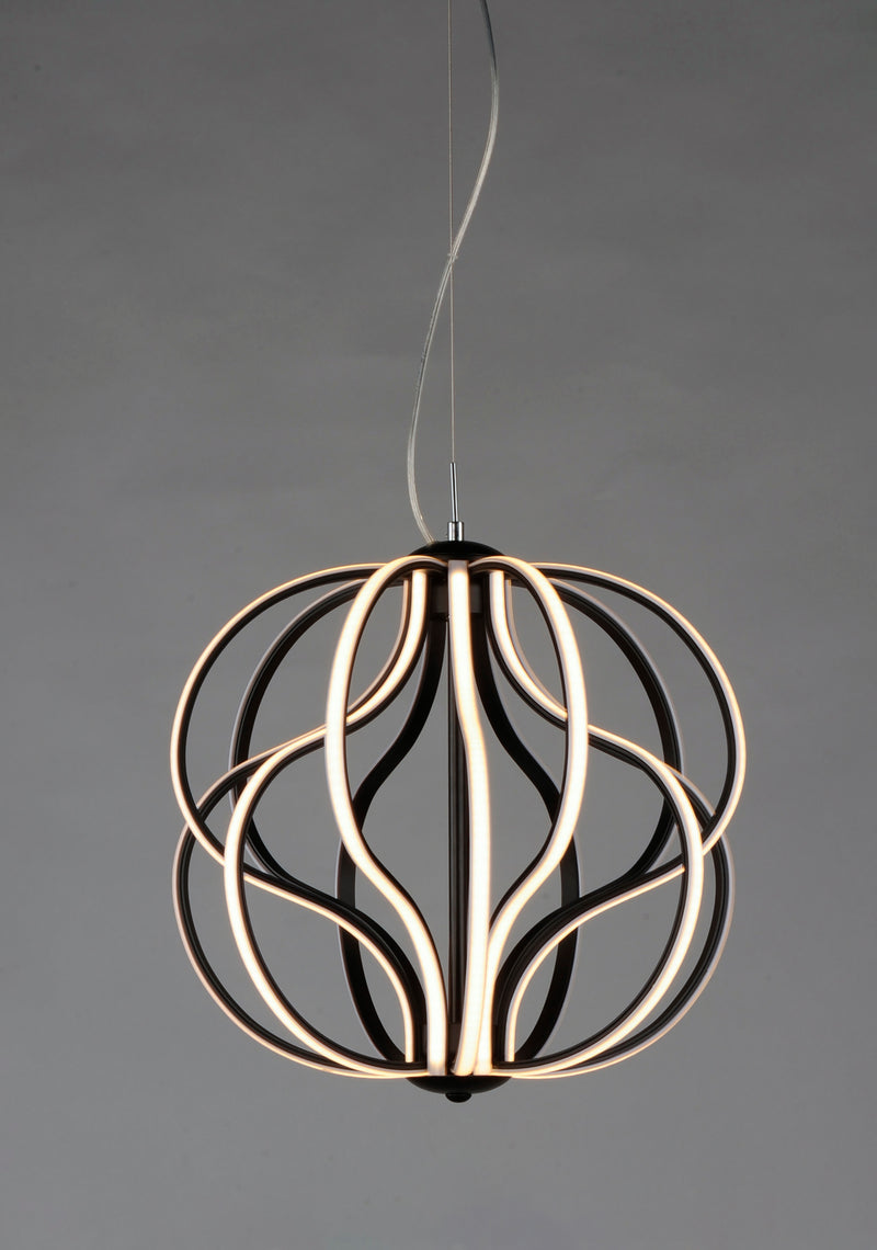 ET2 E21174-BK Aura 17" LED Pendant | Black
