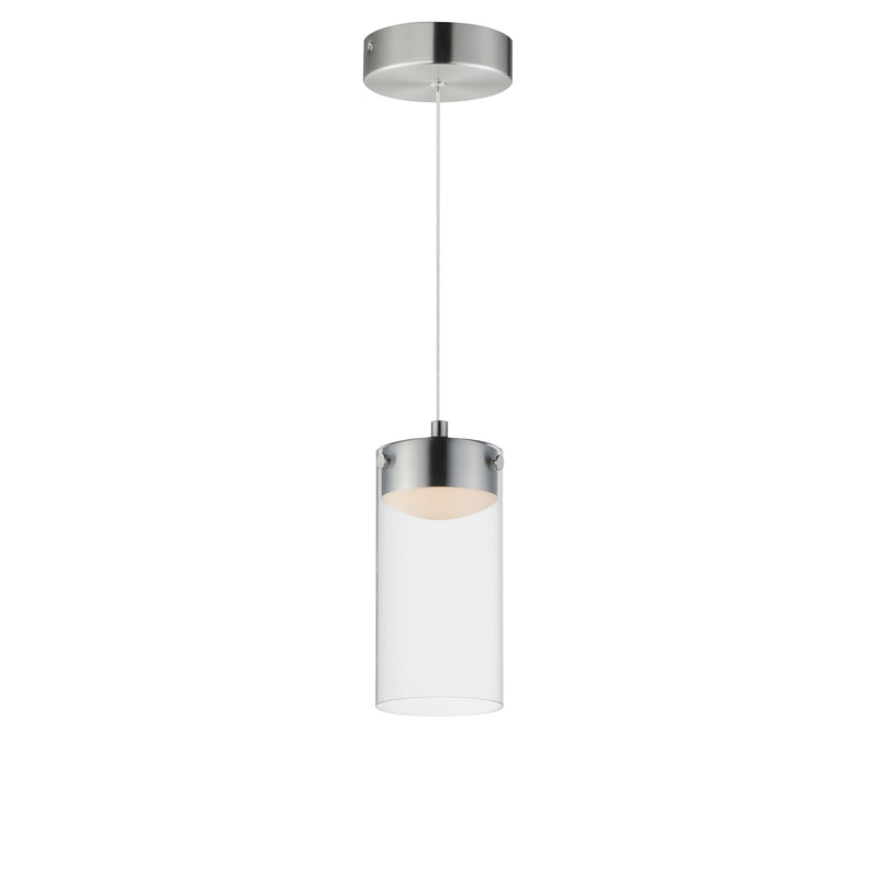 ET2 E21181-18SN Highball Clear LED Mini Pendant | Satin Nickel