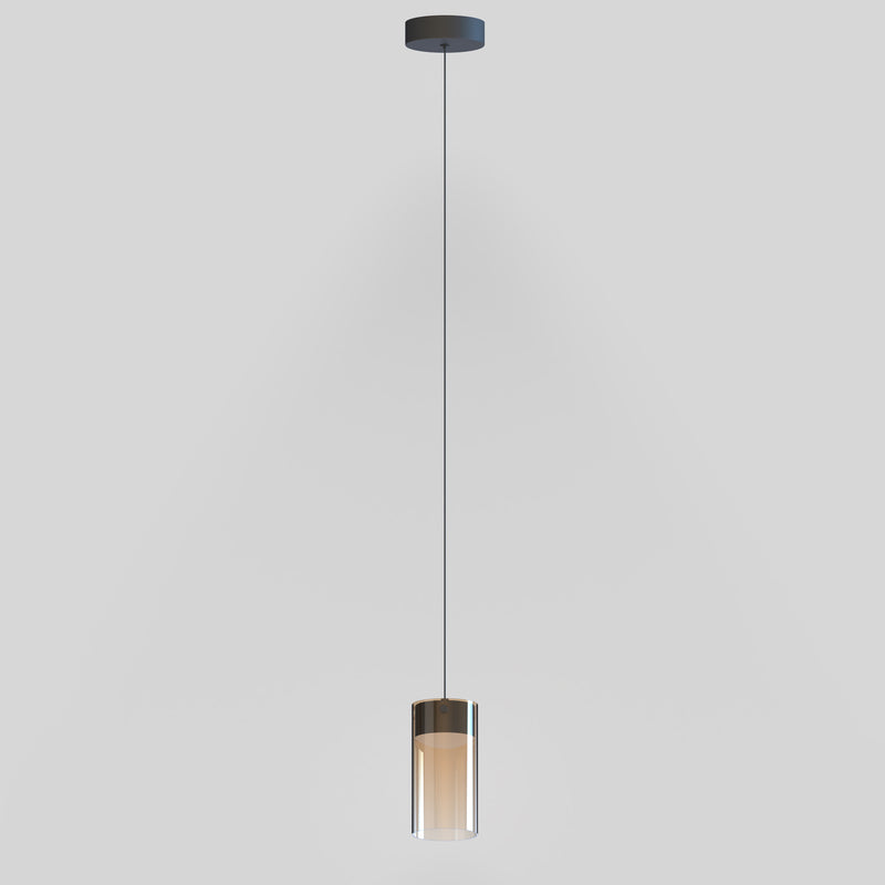 ET2 E21181-05GM Highball Amber LED Mini Pendant | Gunmetal