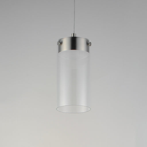 ET2 E21181-18SN Highball Clear LED Mini Pendant | Satin Nickel