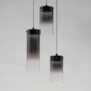 ET2 E21183-142GM Highball Smoke 3 Light LED Pendant | Gunmetal