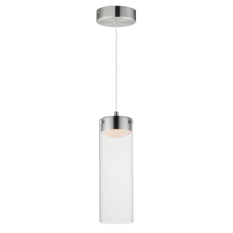 ET2 E21184-18SN Highball Clear LED Pendant | Satin Nickel