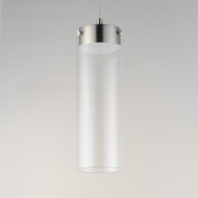 ET2 E21184-18SN Highball Clear LED Pendant | Satin Nickel