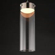 ET2 E21184-18SN Highball Clear LED Pendant | Satin Nickel