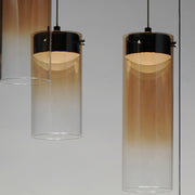 ET2 E21185-05GM Highball Amber 5 Light LED Pendant | Gunmetal