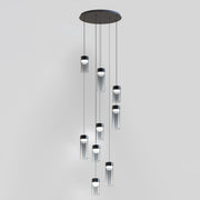 ET2 E21189-142GM Highball Smoke 9 Light LED Pendant | Gunmetal