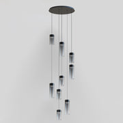 ET2 E21189-142GM Highball Smoke 9 Light LED Pendant | Gunmetal