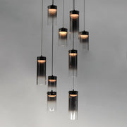 ET2 E21189-142GM Highball Smoke 9 Light LED Pendant | Gunmetal
