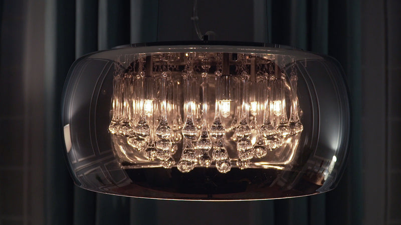 ET2 E21200-10PC Sense 5 Light Flush Mount | Polished Chrome