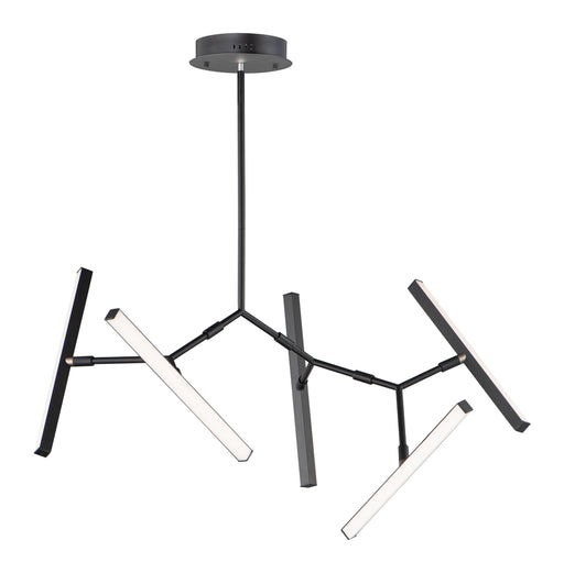ET2 E21244-BK Robotica 5 Light LED Pendant | Black
