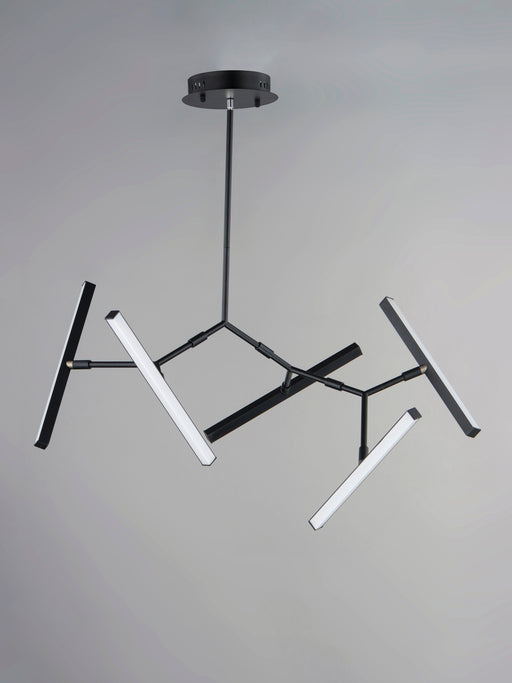 ET2 E21244-BK Robotica 5 Light LED Pendant | Black