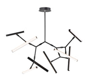 ET2 E21246-BK Robotica 7 Light LED Pendant | Black