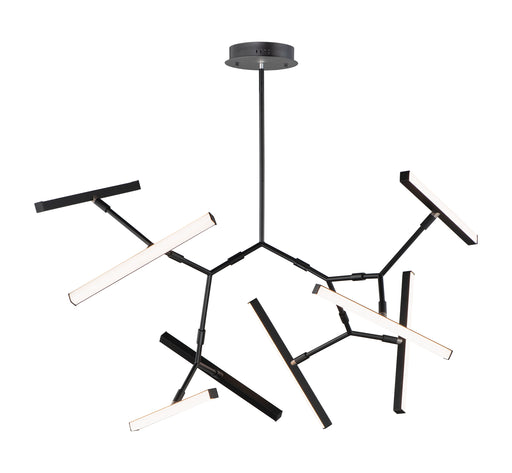 ET2 E21246-BK Robotica 7 Light LED Pendant | Black