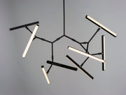 ET2 E21246-BK Robotica 7 Light LED Pendant | Black