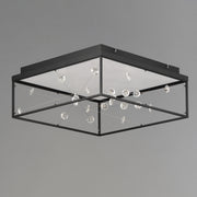 ET2 E21250-20BK Entanglement 1 Light LED Flush Mount | Black