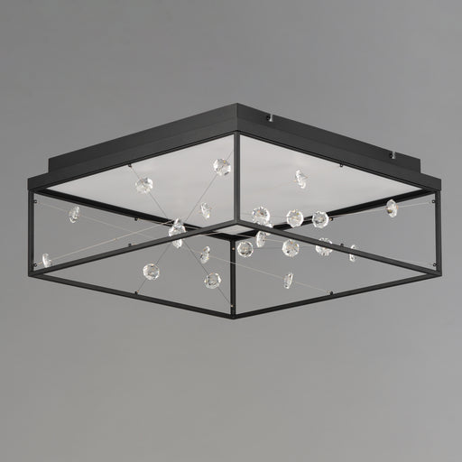 ET2 E21250-20BK Entanglement 1 Light LED Flush Mount | Black
