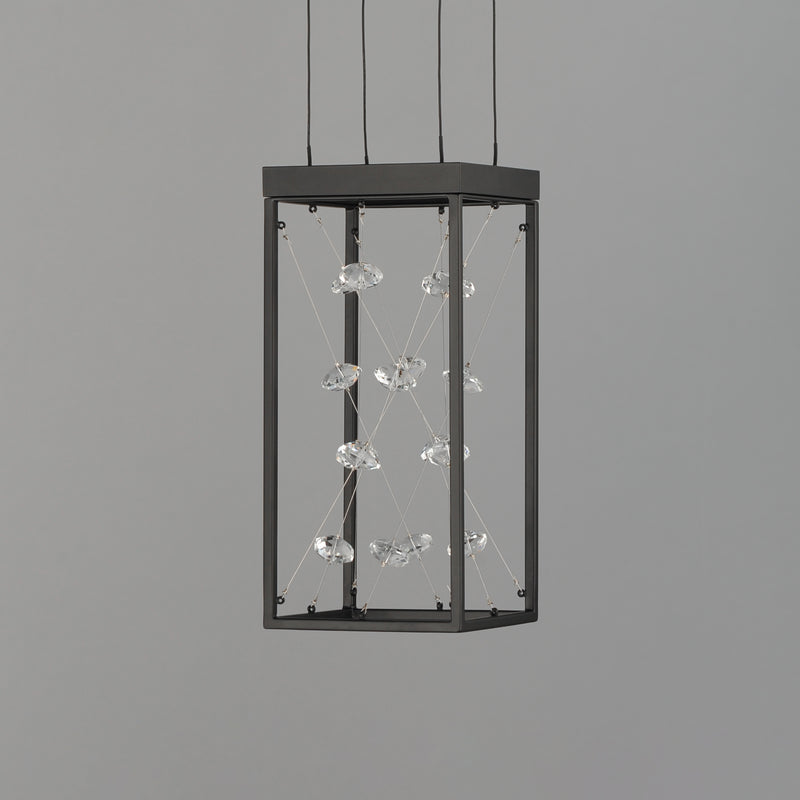 ET2 E21251-20BK Entanglement 1 Light LED Pendant | Black