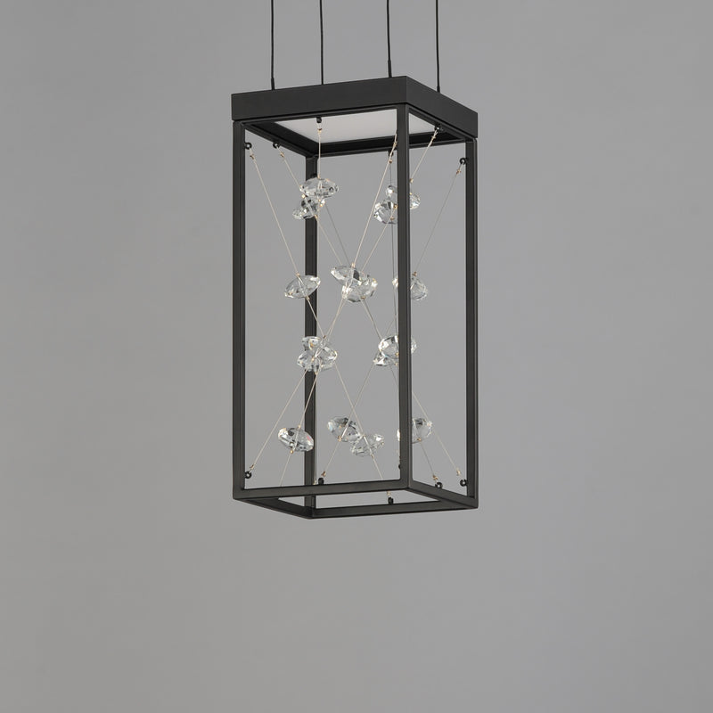 ET2 E21251-20BK Entanglement 1 Light LED Pendant | Black