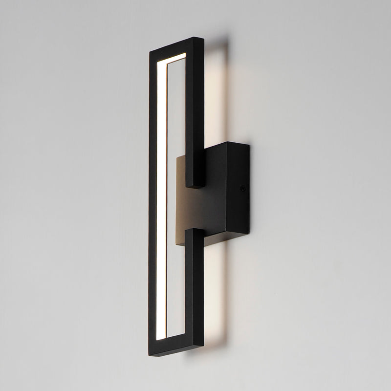 ET2 E21260-BK Penrose 18" LED Sconce | Black