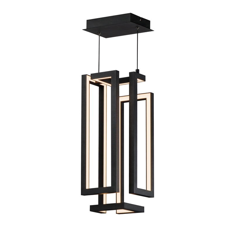ET2 E21261-BK Penrose 18" LED Pendant | Black
