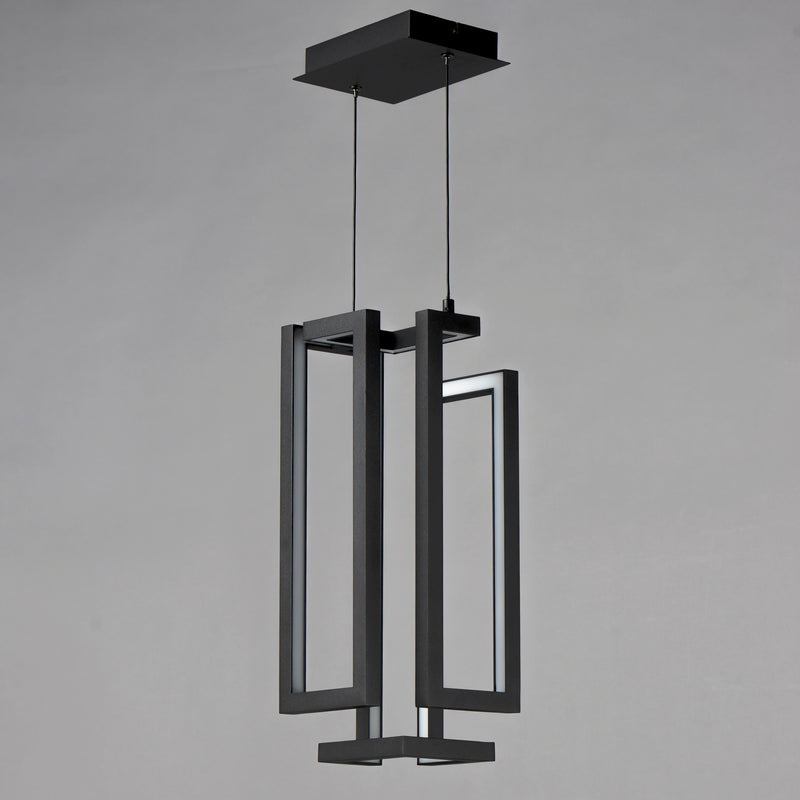 ET2 E21261-BK Penrose 18" LED Pendant | Black