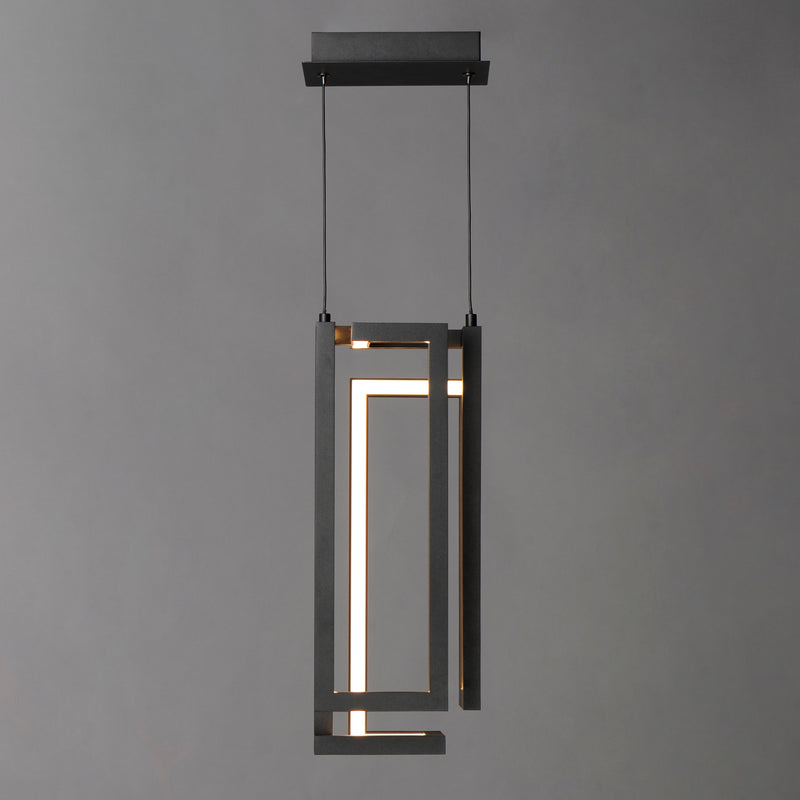 ET2 E21261-BK Penrose 18" LED Pendant | Black