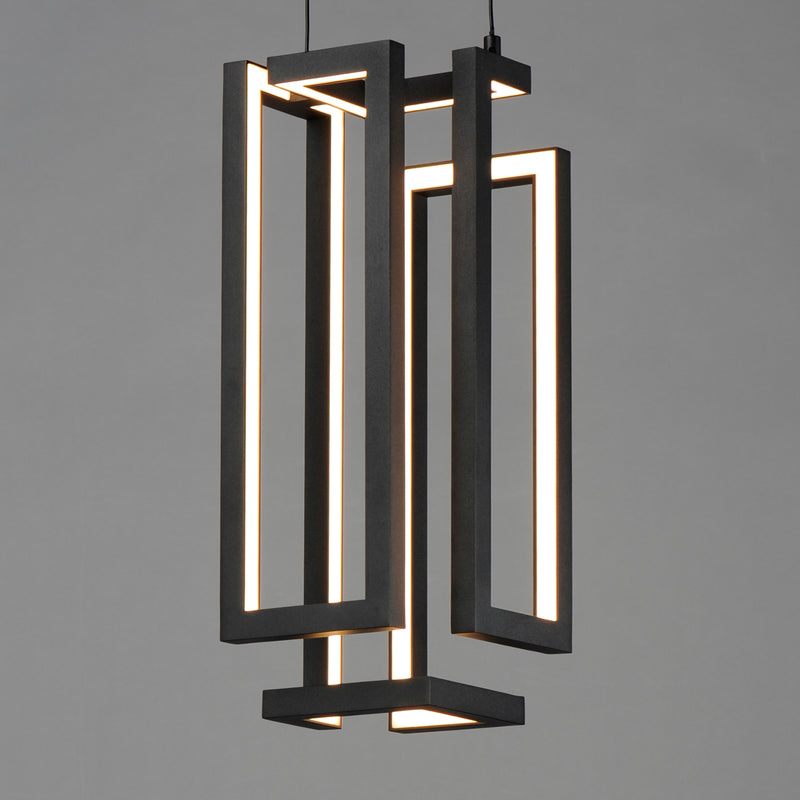 ET2 E21261-BK Penrose 18" LED Pendant | Black
