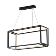 ET2 E21266-BK Penrose LED Linear LED Pendant | Black