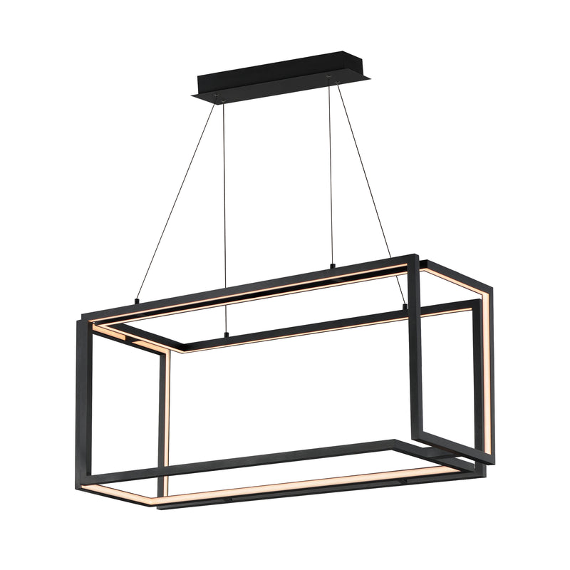 ET2 E21266-BK Penrose LED Linear LED Pendant | Black