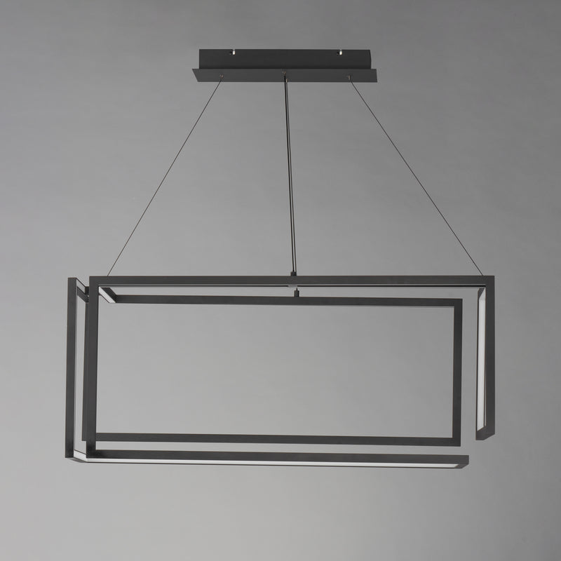 ET2 E21266-BK Penrose LED Linear LED Pendant | Black