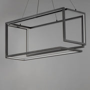 ET2 E21266-BK Penrose LED Linear LED Pendant | Black