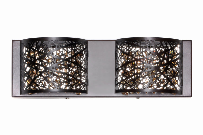 ET2 E21315-10BZ Inca 2 Light Wall Mount | Bronze