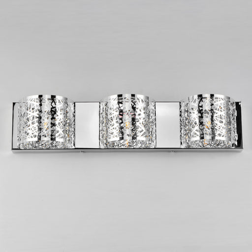 ET2 E21316-10PC Inca 3 Light Wall Mount | Polished Chrome