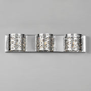 ET2 E21316-10PC Inca 3 Light Wall Mount | Polished Chrome
