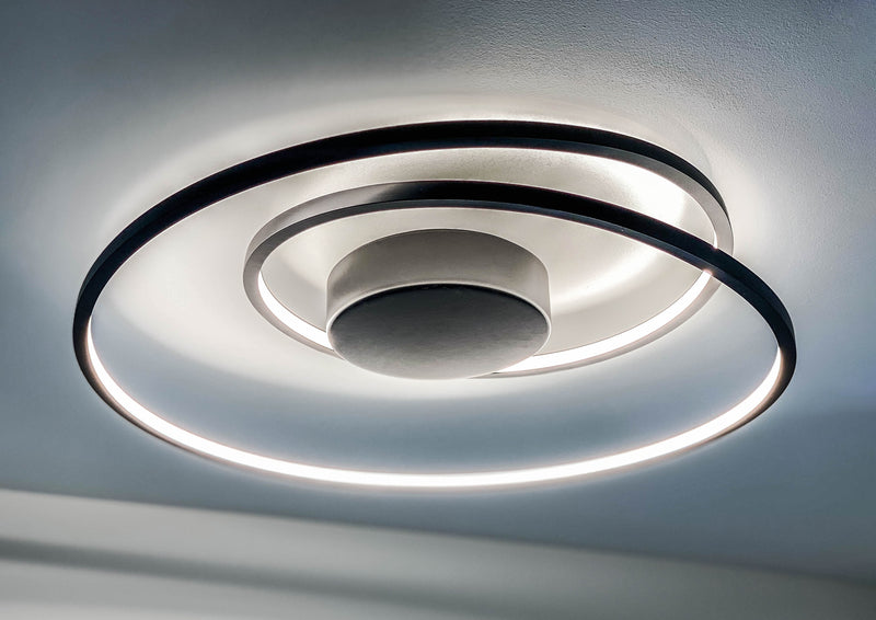 ET2 E21320-BK Cycle 18" LED Flush Mount | Black