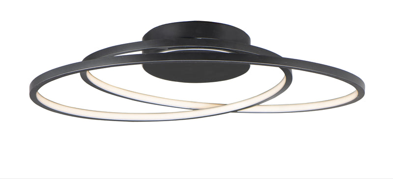 ET2 E21322-BK Cycle 24" LED Flush Mount | Black