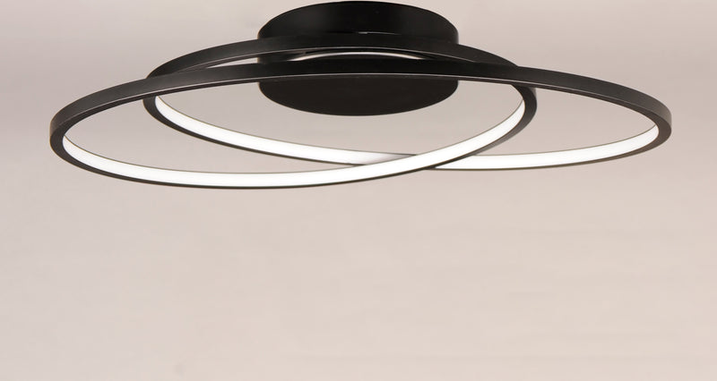 ET2 E21322-BK Cycle 24" LED Flush Mount | Black