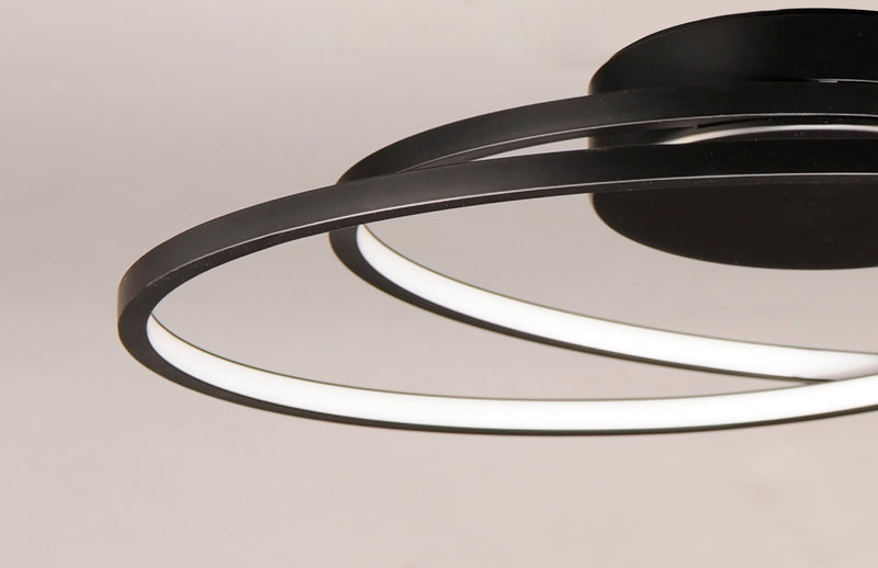 ET2 E21322-BK Cycle 24" LED Flush Mount | Black