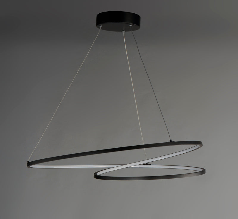 ET2 E21325-BK Cycle 25" LED Pendant | Black