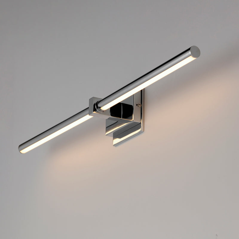ET2 E21352-PC Dorian 22" LED Wall Sconce | Polished Chrome