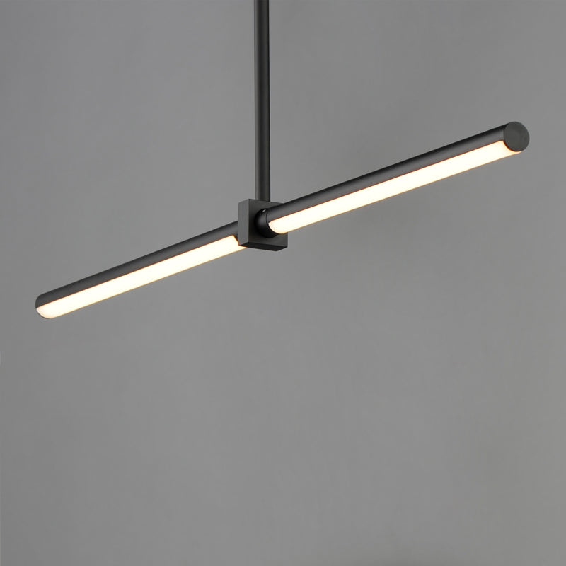 ET2 E21355-BK Dorian 36" Linear LED Pendant | Black