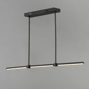 ET2 E21357-BK Dorian 48" Linear LED Pendant | Black
