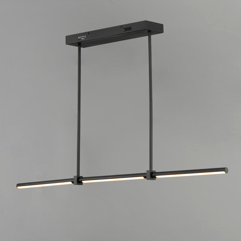 ET2 E21357-BK Dorian 48" Linear LED Pendant | Black