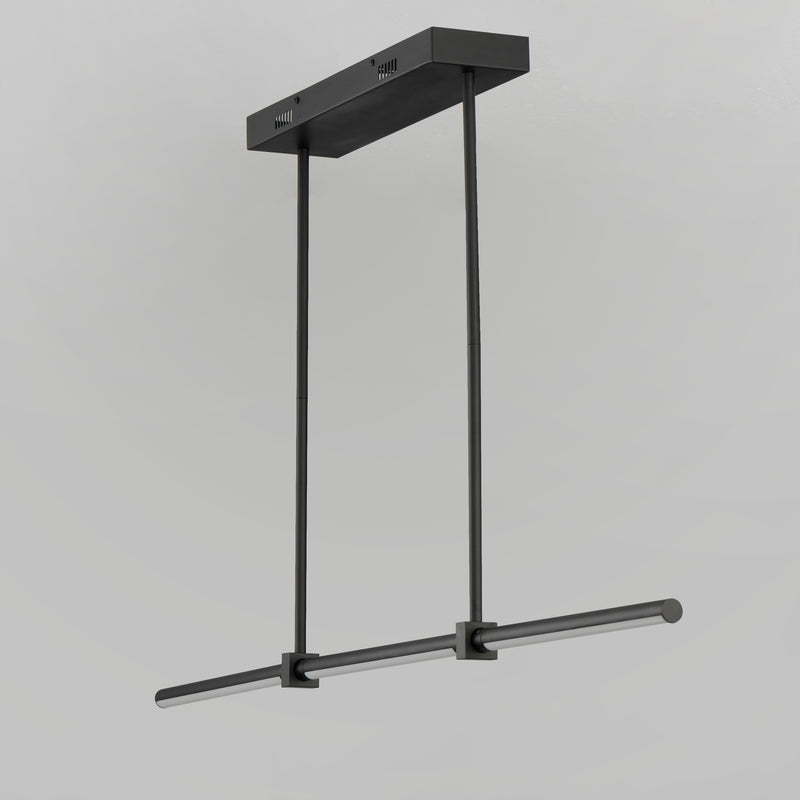 ET2 E21357-BK Dorian 48" Linear LED Pendant | Black