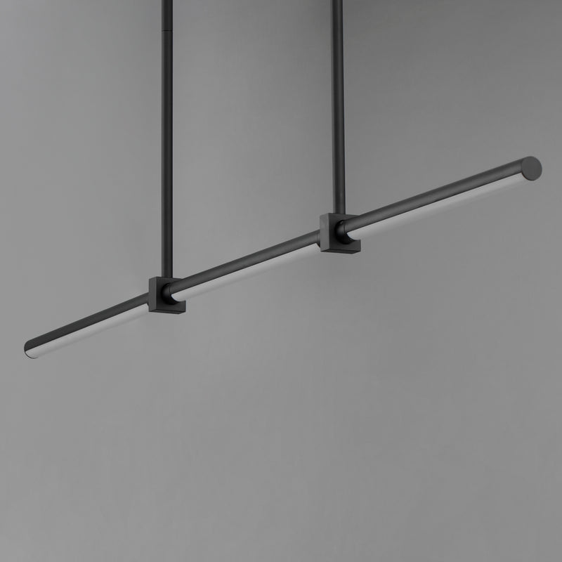 ET2 E21357-BK Dorian 48" Linear LED Pendant | Black