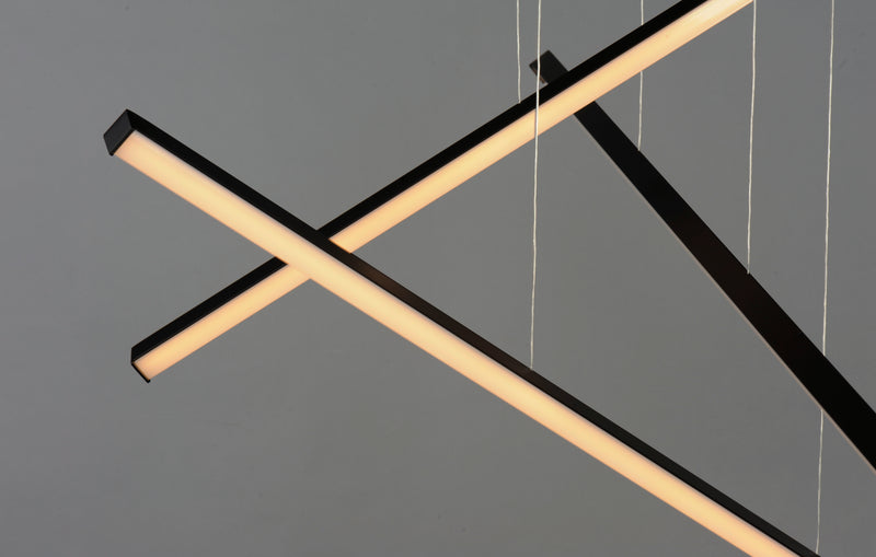 ET2 E21373-BK Hover 3 Light LED Pendant | Black