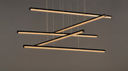 ET2 E21375-BK Hover 5 Light LED Pendant | Black