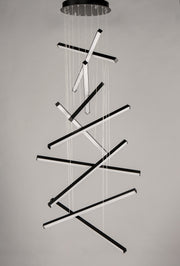 ET2 E21378-BK Hover 10 Light LED Pendant | Black